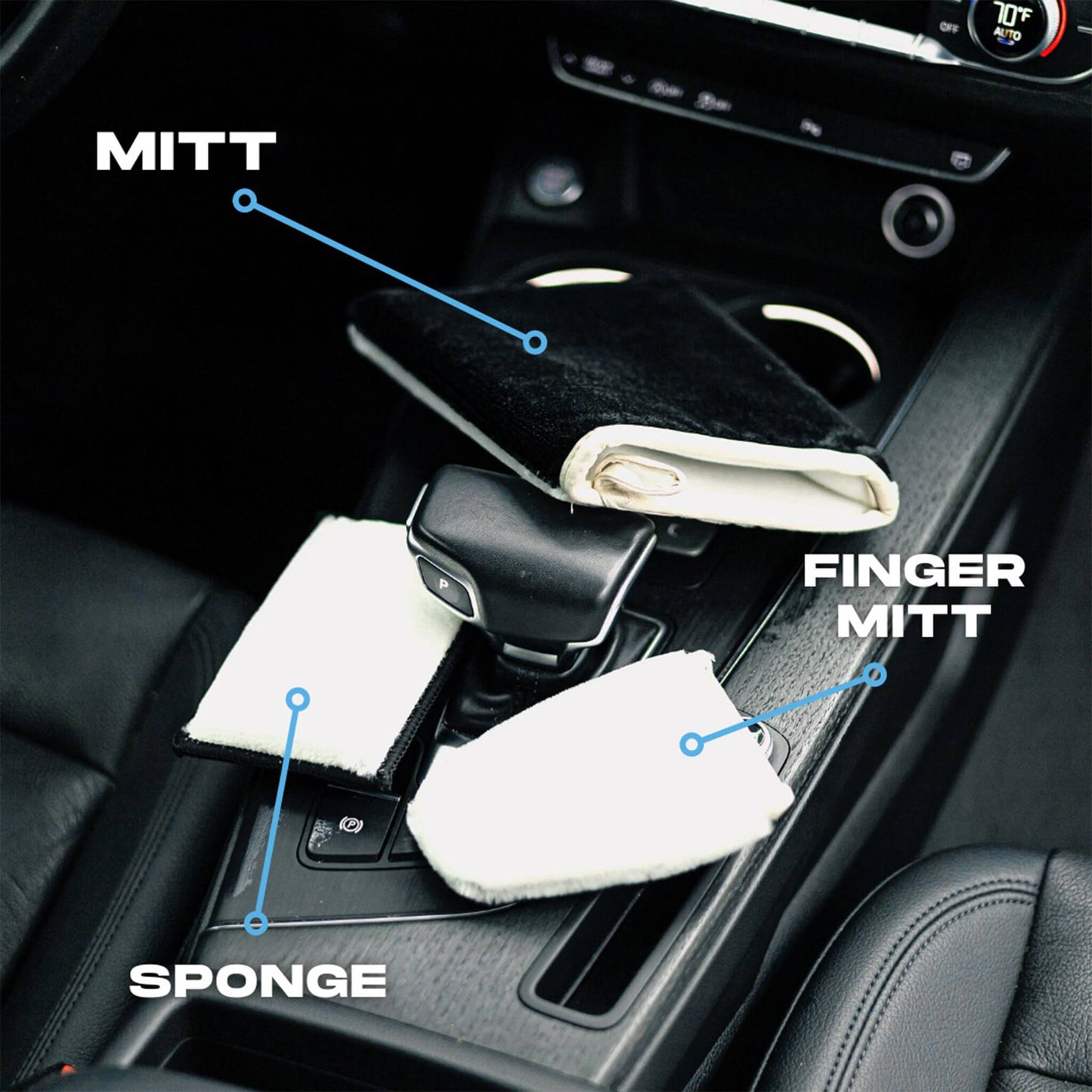 Autofiber Scrub Ninja Max Interior Scrubber Sponge - 3 pack