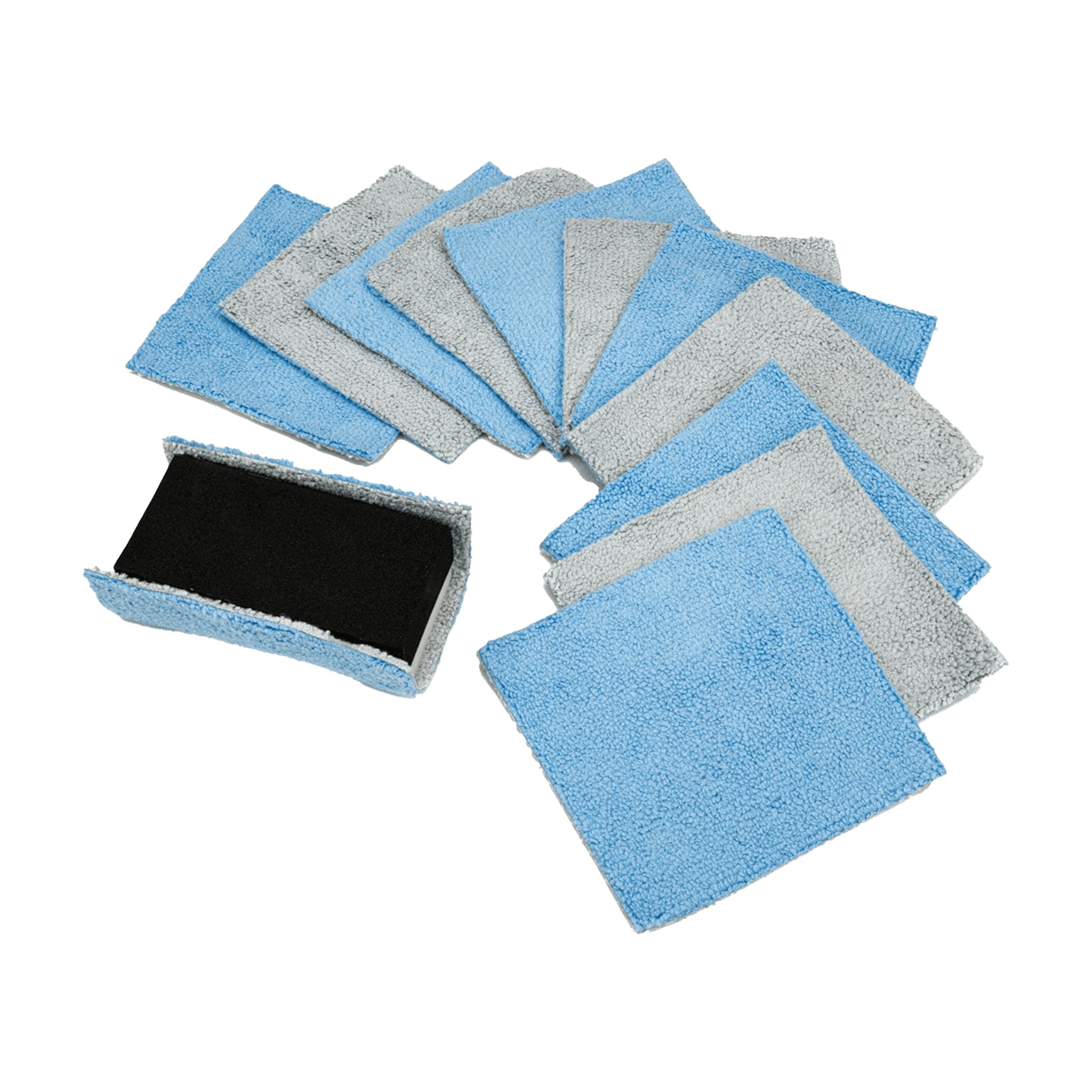 Autofiber - Autofiber Saver Block & Refill Coating Applicator Towel (4in. x 4in.) - 12 pack - SX - BLOCK32 - 44GYB - KIT