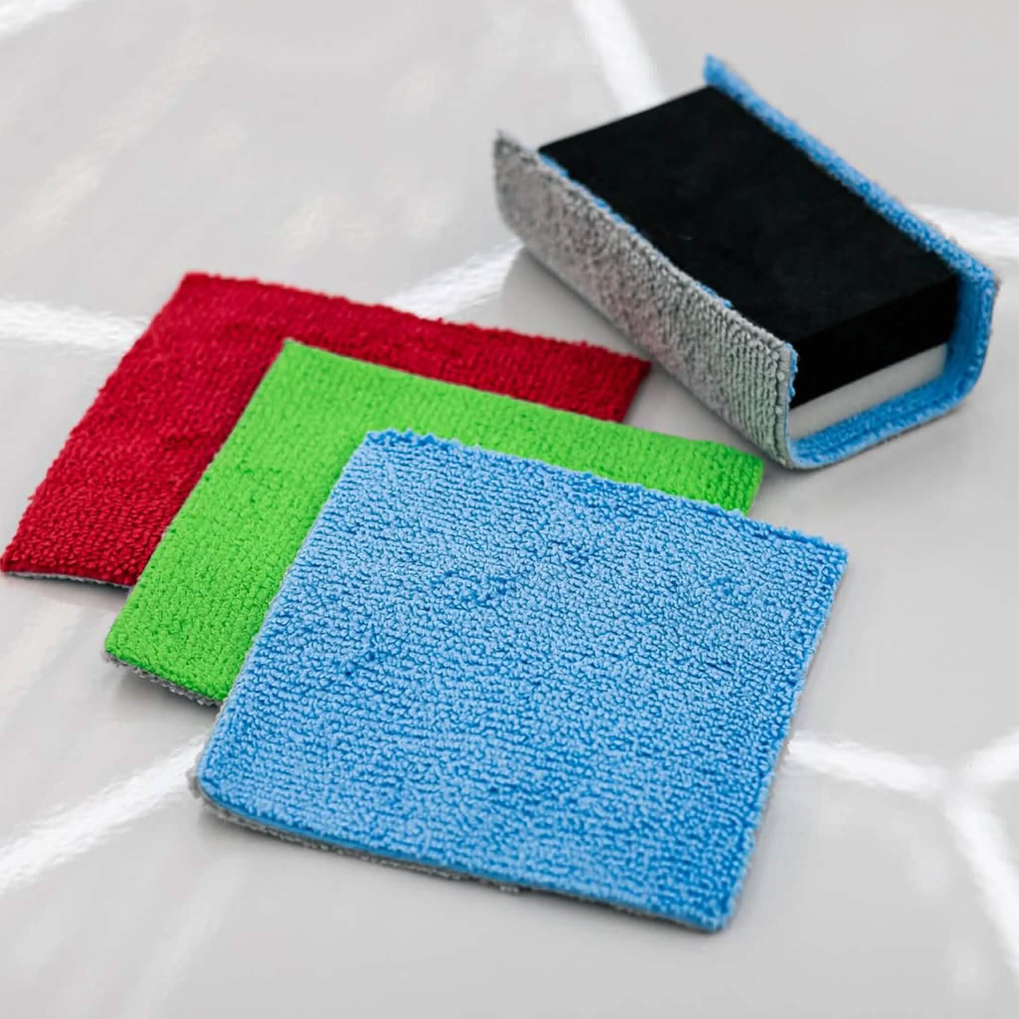 Autofiber - Autofiber Saver Block & Refill Coating Applicator Towel (4in. x 4in.) - 12 pack - SX - BLOCK32 - 44GYB - KIT