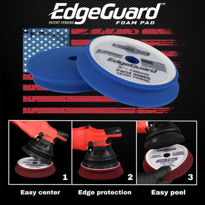Buff and Shine EdgeGuard Blueberry Heavy Polishing Pad 5"