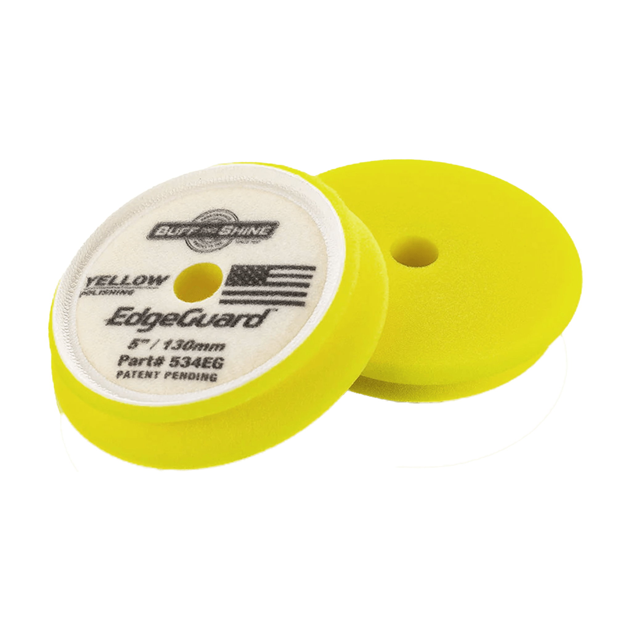 Buff and Shine - Buff and Shine EdgeGuard Yellow Polishing Pad 5" - 534EG