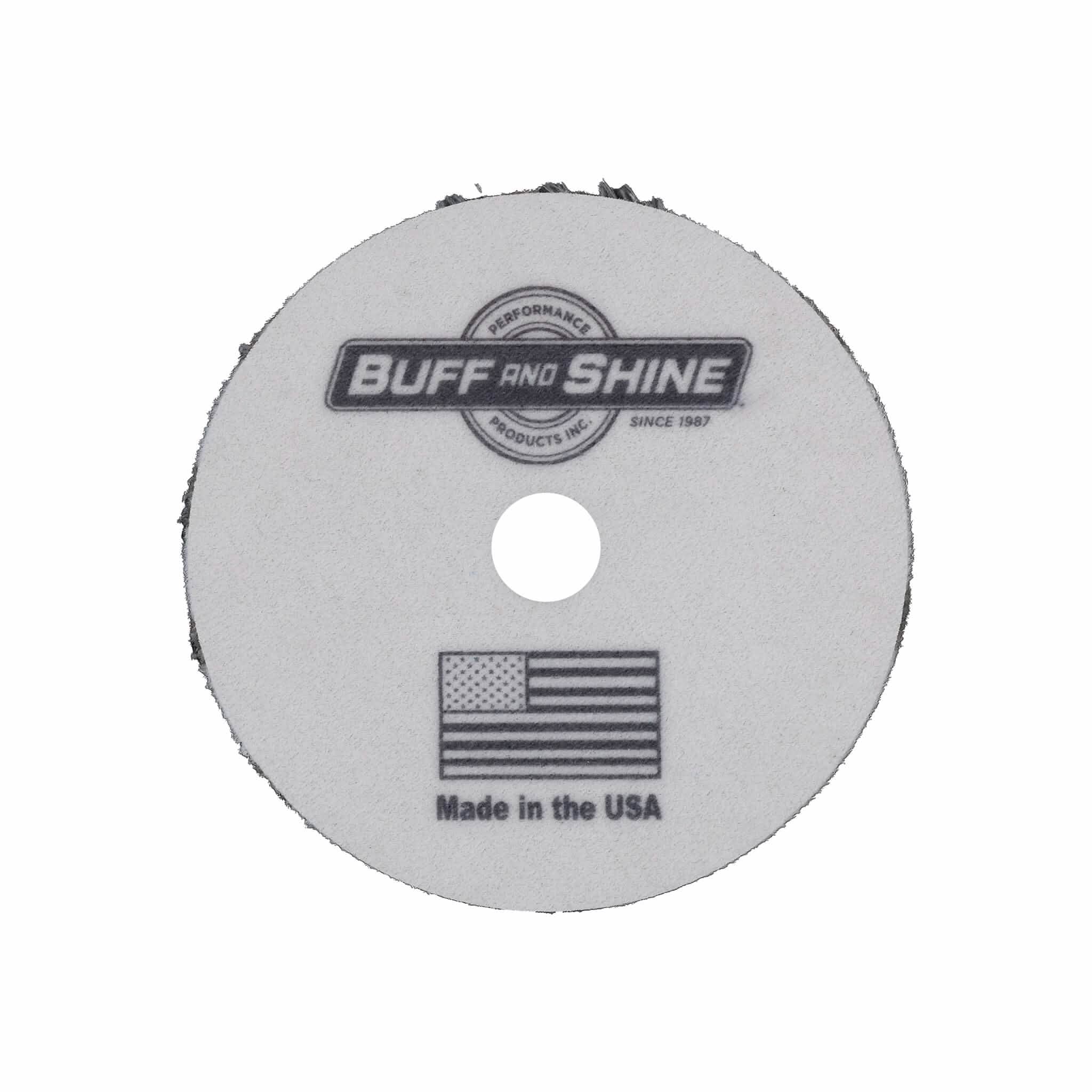 Buff and Shine - Buff and Shine Uro - Fiber Black & White Cutting Pad 5” - 592MFP