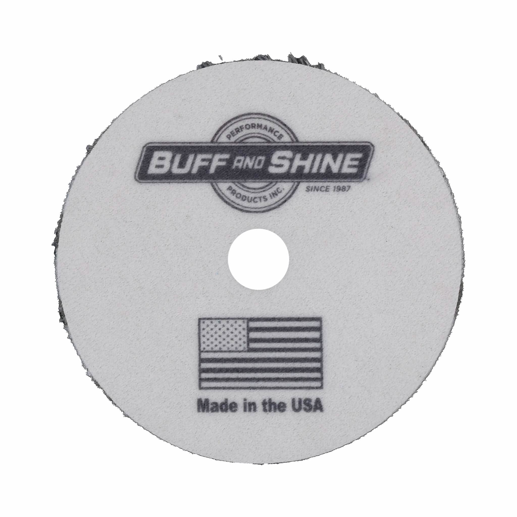 Buff and Shine - Buff and Shine Uro - Fiber Black & White Cutting Pad 6” - 692MFP