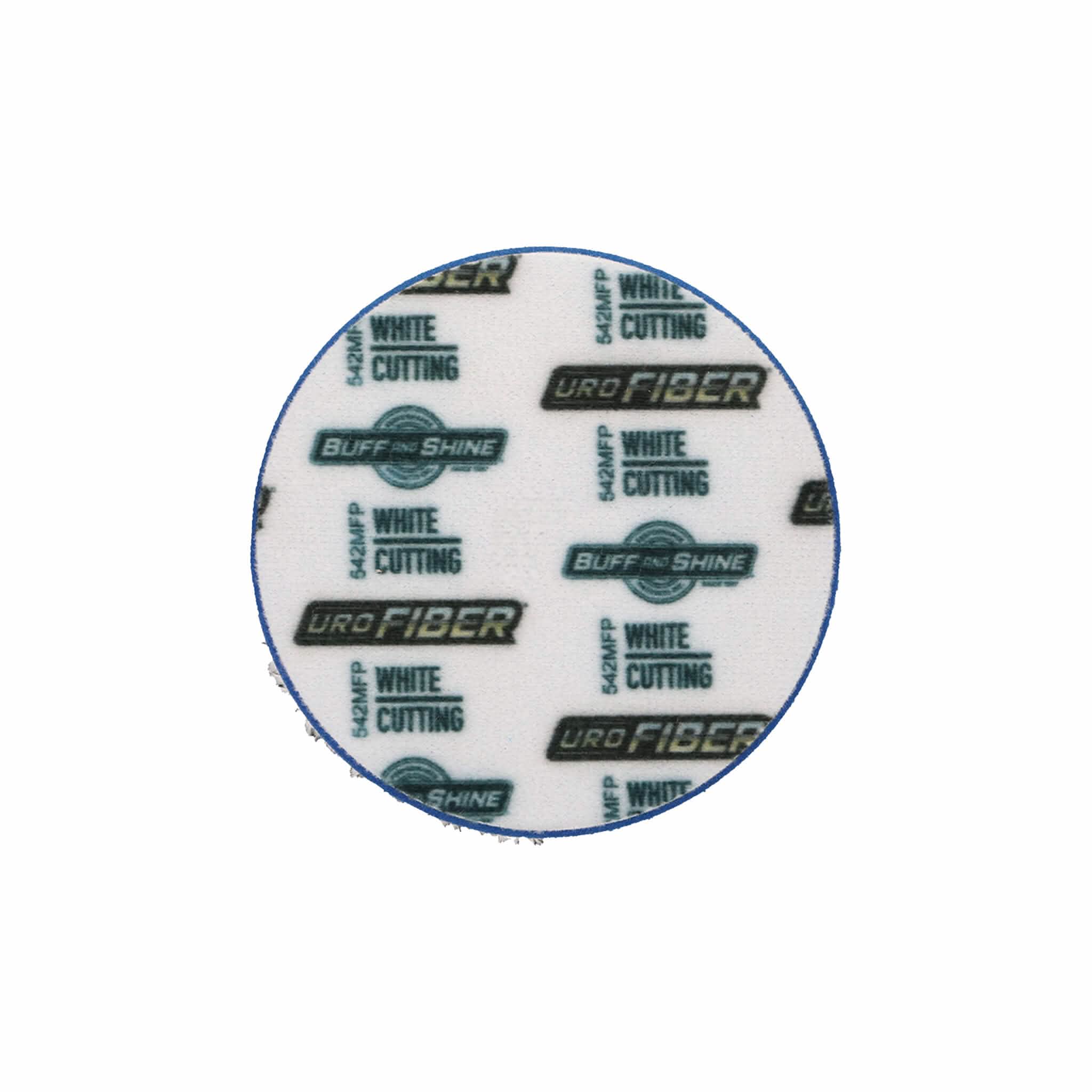 Buff and Shine - Buff and Shine Uro - Fiber White Cutting Pad 3” (2 Pack) - 342MFP