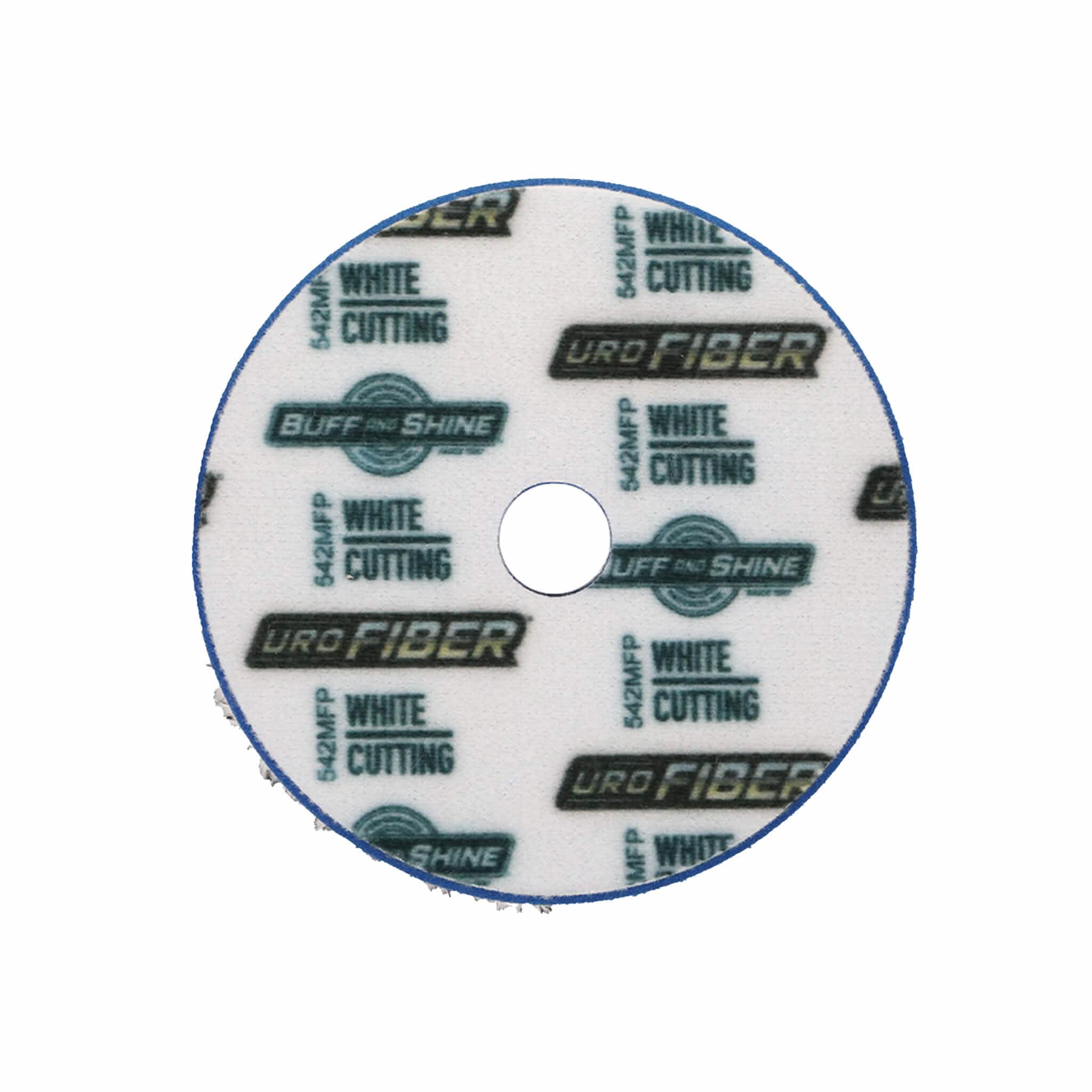 Buff and Shine - Buff and Shine Uro - Fiber White Cutting Pad 5” - 542MFP