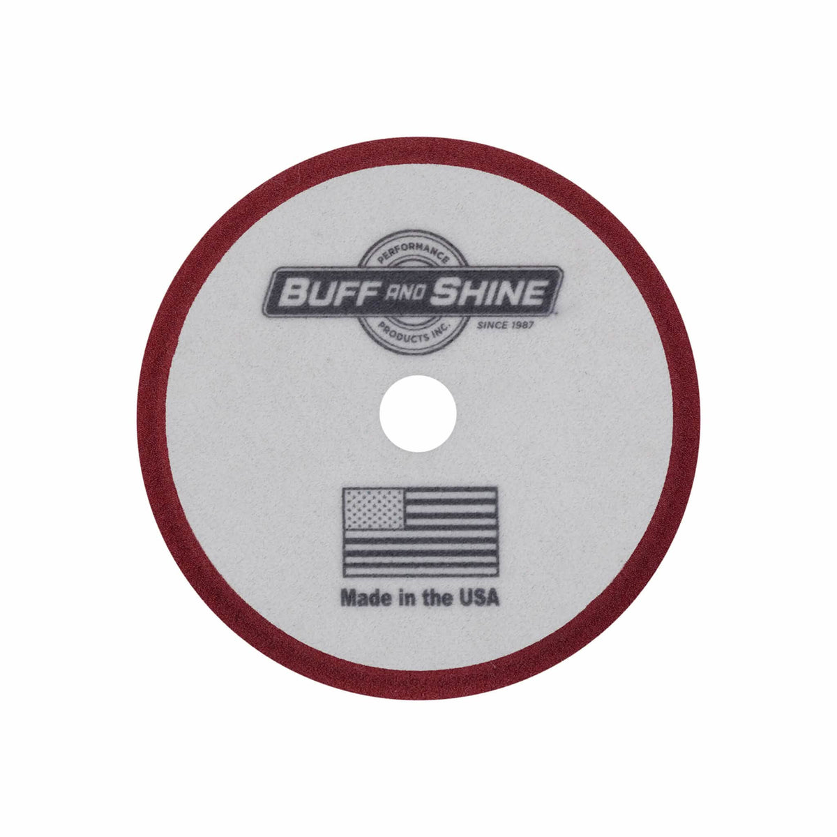 Buff and Shine Pad Uro-Tec Marron Corte Medio 5"