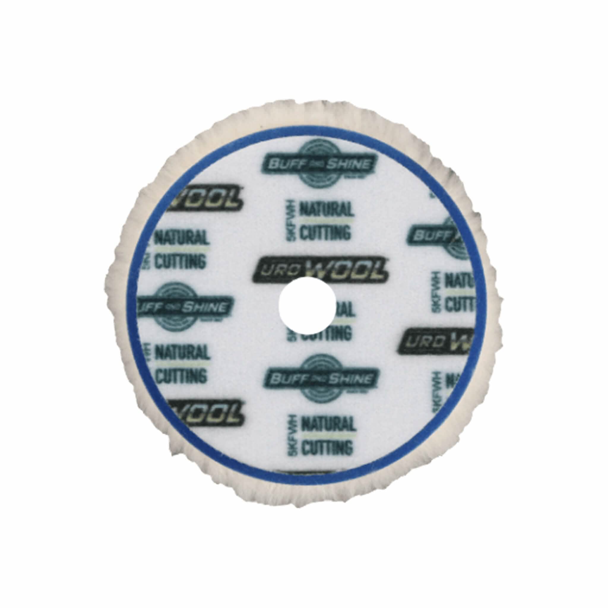 Buff and Shine - Buff and Shine Uro - Wool Blueberry Foam Heavy Cutting Pad 5" Short - 5KFWHS
