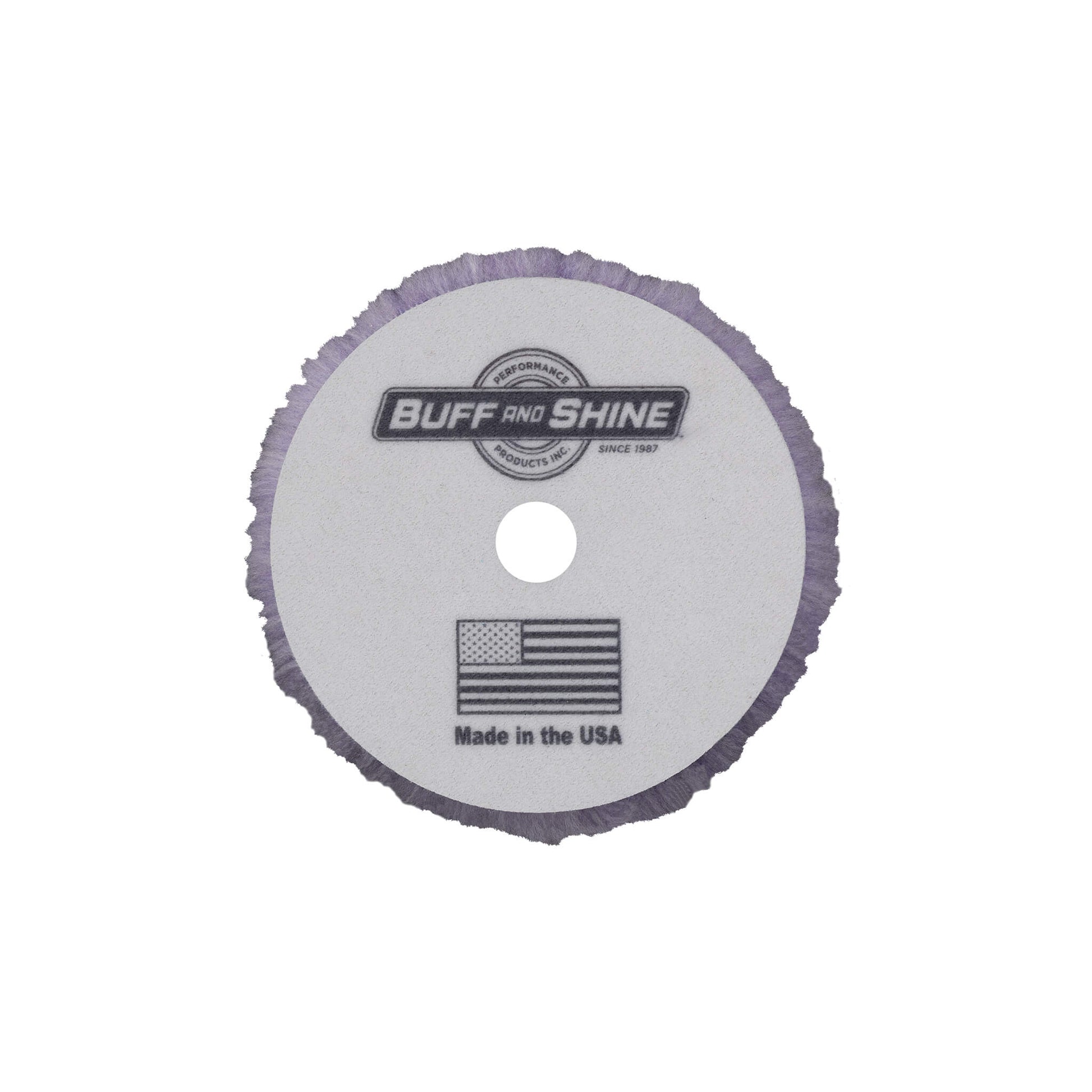 Buff and Shine - Buff and Shine Uro - Wool Pad Lana Morada 3" (2 Pack) - 3KWP