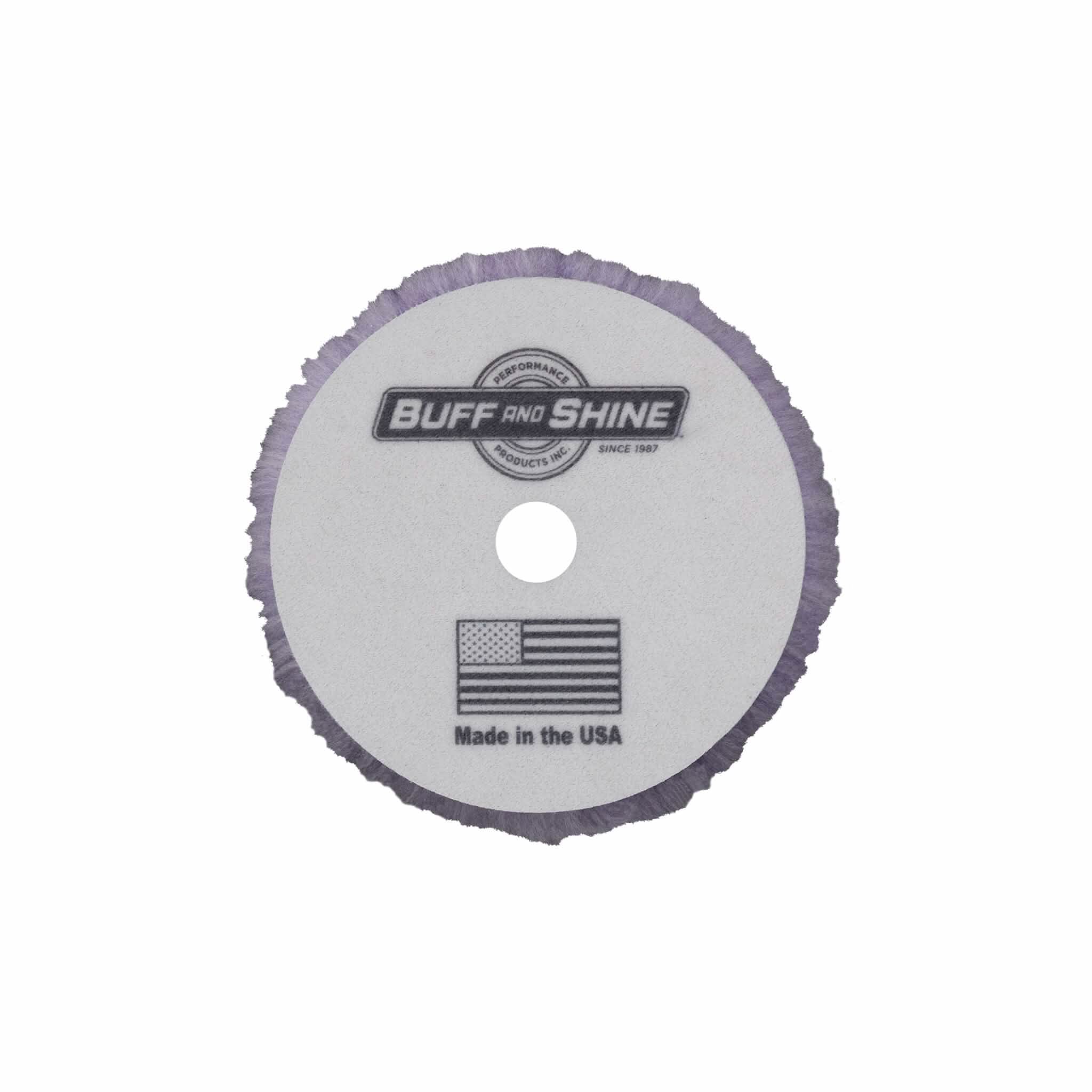Buff and Shine - Buff and Shine Uro - Wool Pad Lana Morada 3" (2 Pack) - 3KWP