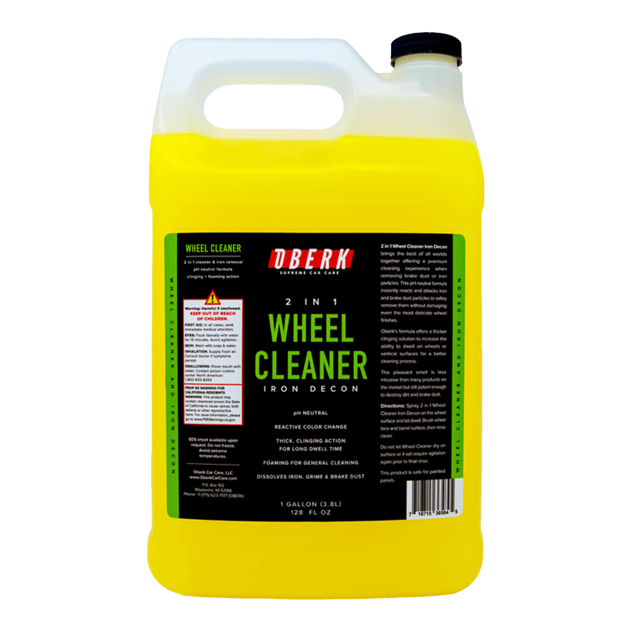 Oberk 2-in-1 Wheel Cleaner and Iron Remover Galon