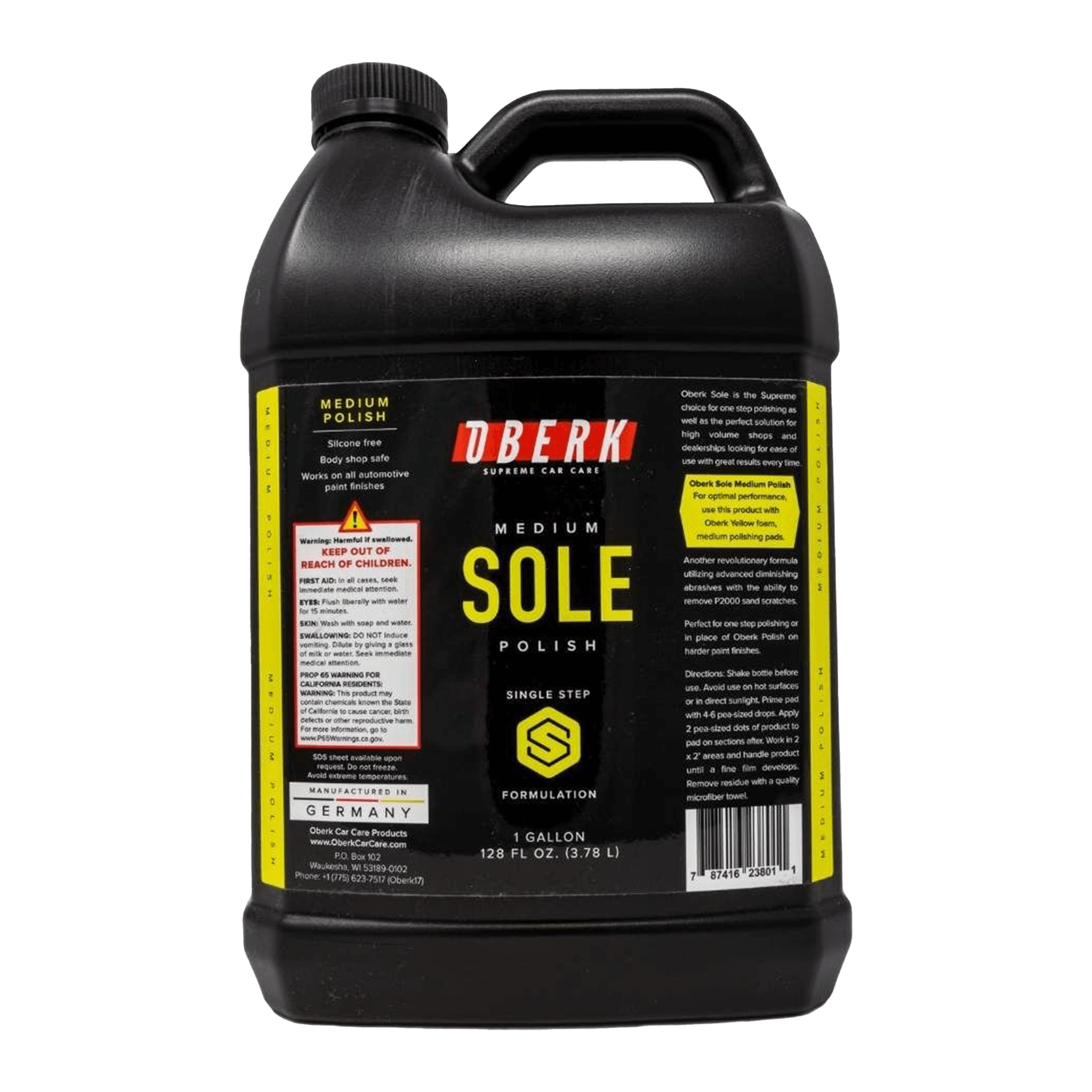 Oberk Sole Medium One Step Polish 128oz