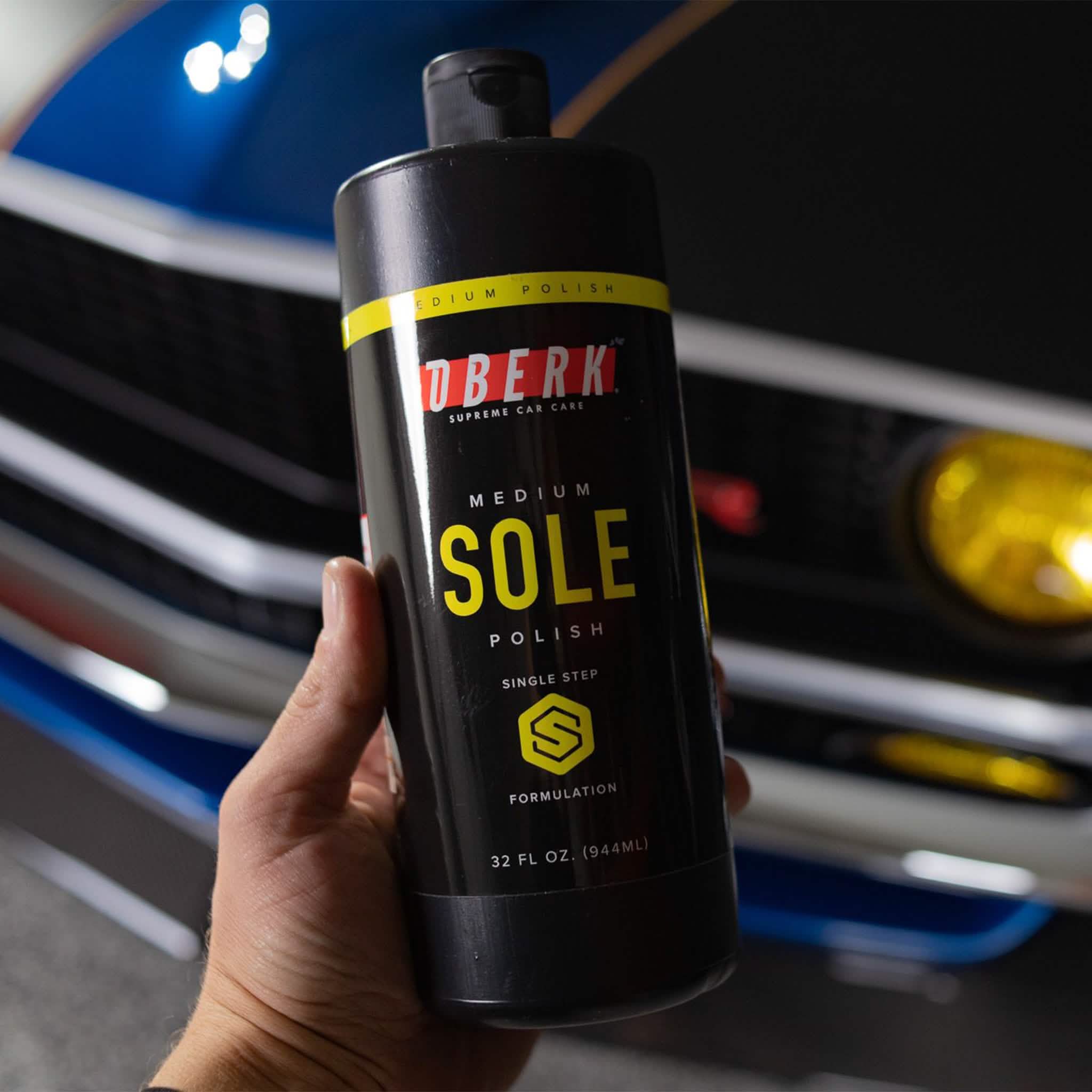 Oberk Sole Medium One Step Polish 32oz + Pad