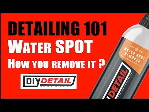 DIY Detail Water Spot Remover