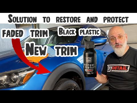 DIY Detail Plastic Trim Restore and Protect